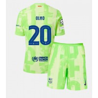 Barcelona Dani Olmo #20 Tredje sæt Børn 2024-25 Kortærmet (+ Korte bukser)